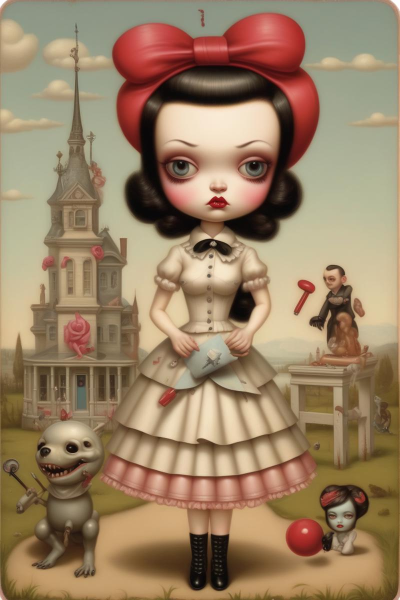 00175-1522147463-_lora_Mark Ryden Style_1_Mark Ryden Style - mark ryden pinup sticker.png